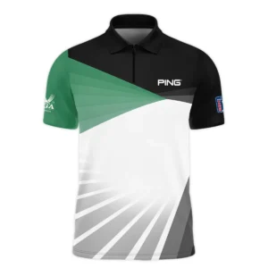 Golf Pattern 2024 PGA Championship Valhalla Ping Long Polo Shirt Style Classic