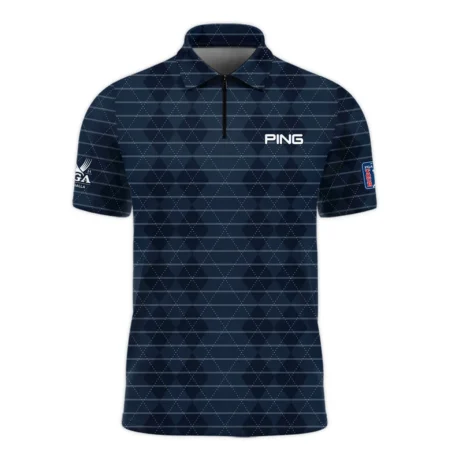 Golf Argyle Pattern 2024 PGA Championship Valhalla Ping Zipper Polo Shirt Style Classic