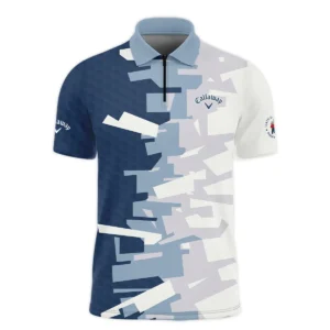 Golf Abstract Pattern 124th U.S. Open Pinehurst Callaway Long Polo Shirt Style Classic