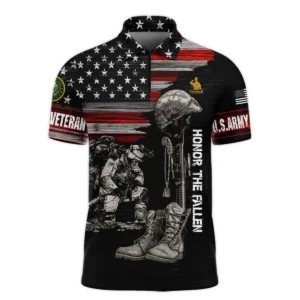 Veteran Honor The Fallen U.S. Army Veterans All Over Prints Polo Shirt