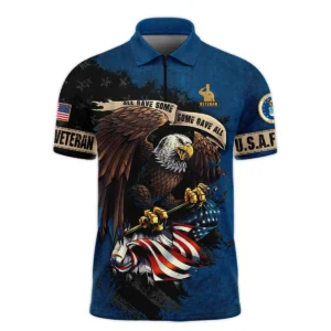 Veteran All Gave Some Some Gave All U.S. Air Force Veterans All Over Prints Polo Shirt