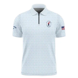 Golf Pattern Light Blue Cup 124th U.S. Open Pinehurst Callaway Polo Shirt Style Classic