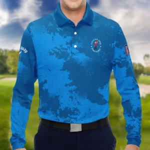 124th U.S. Open Pinehurst Callaway Blue Sport Pattern Hoodie Shirt Style Classic