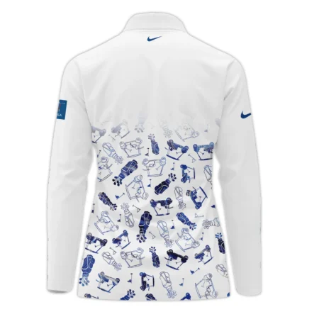 2024 KPMG Women's PGA Championship Golf Icon Abstract Nike Zipper Long Polo Shirt