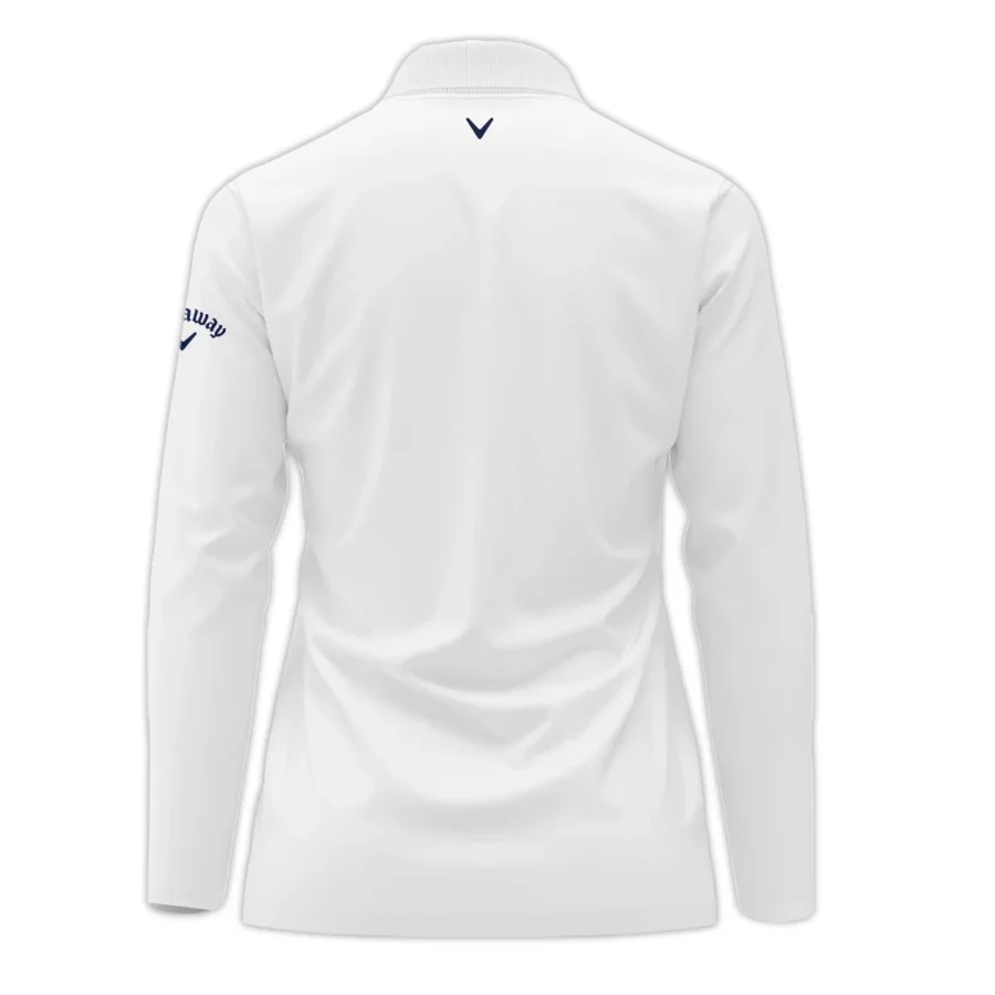 Golf American Flag White Callaway 79th U.S. Women’s Open Lancaster Zipper Long Polo Shirt