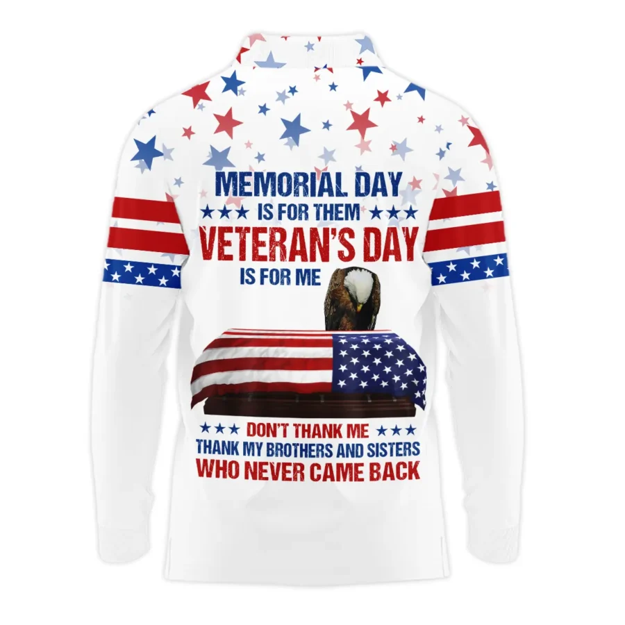 Veteran Memorial Day Remember Honor Respect U.S. Air Force Veterans All Over Prints Long Polo Shirt