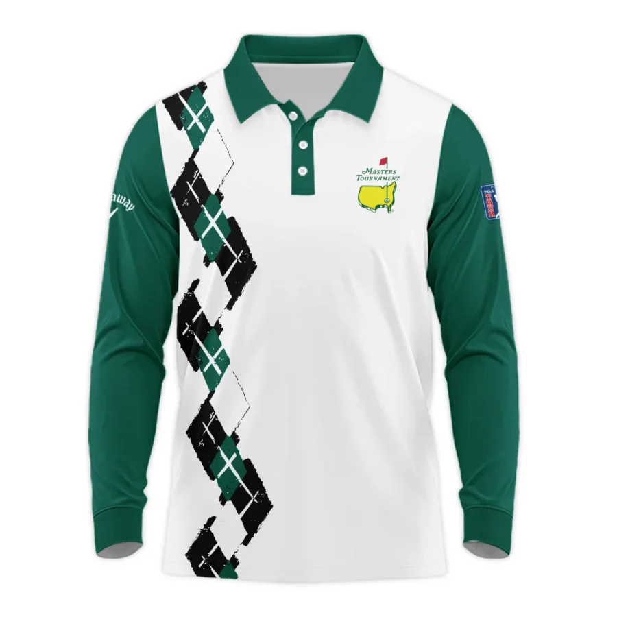 Golf Sport Pattern Green Mix Masters Tournament Callaway Long Polo Shirt Style Classic