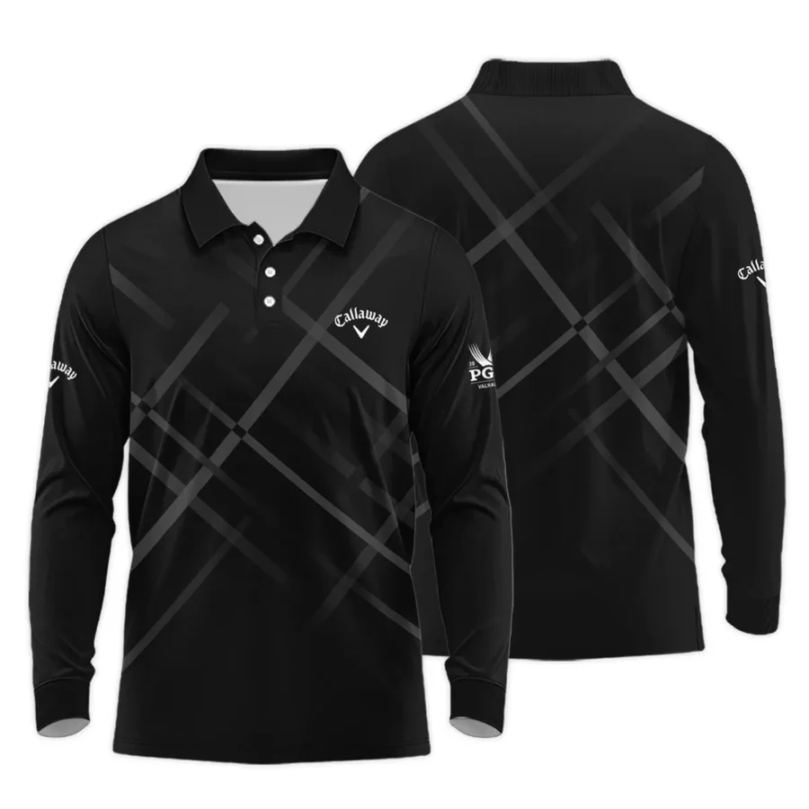 Golf Pattern 2024 PGA Championship Valhalla Callaway Long Polo Shirt Style Classic