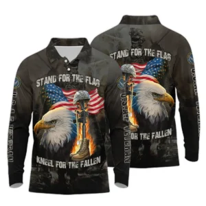 Veteran Stand For The Flag Kneel For The Fallen U.S. Air Force Veterans All Over Prints Hoodie Shirt