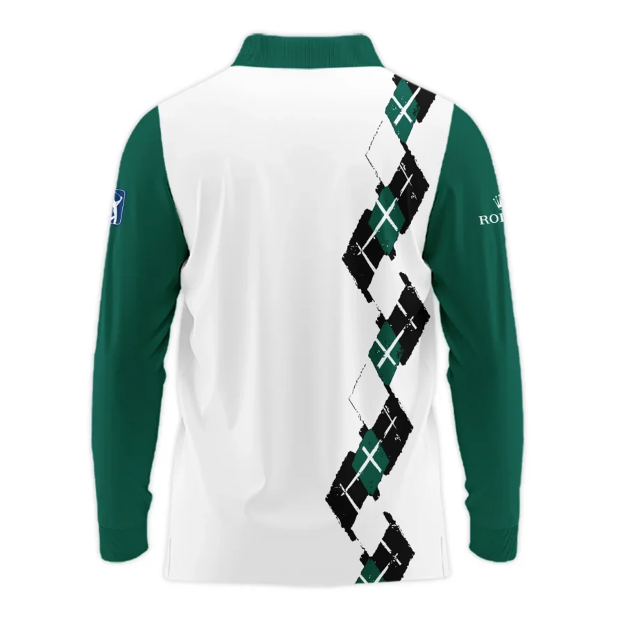 Golf Sport Pattern Green Mix Masters Tournament Rolex Long Polo Shirt Style Classic