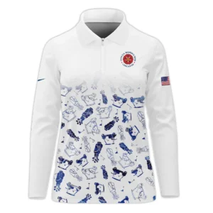 Golf Icon Abstract Pattern 79th U.S. Women’s Open Lancaster Nike Quater Zip Women