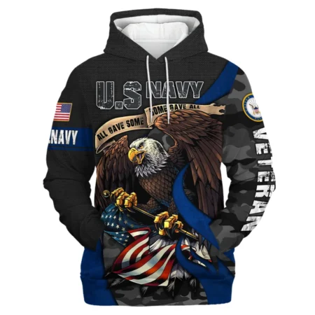 All Gave Some Some Gave All Veteran Eagle Flag U.S. Navy Veterans All Over Prints Hoodie Shirt