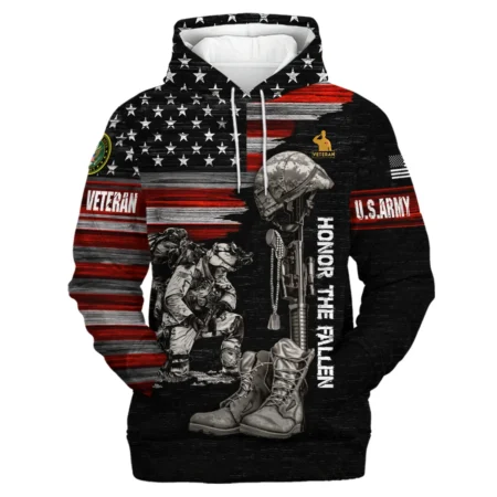 Veteran Honor The Fallen U.S. Army Veterans All Over Prints Hoodie Shirt