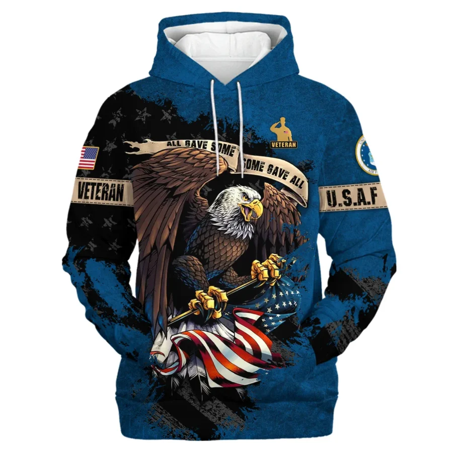 Veteran All Gave Some Some Gave All U.S. Air Force Veterans All Over Prints Hoodie Shirt