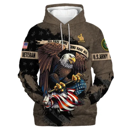 Veteran All Gave Some Some Gave All U.S. Army Veterans All Over Prints Hoodie Shirt