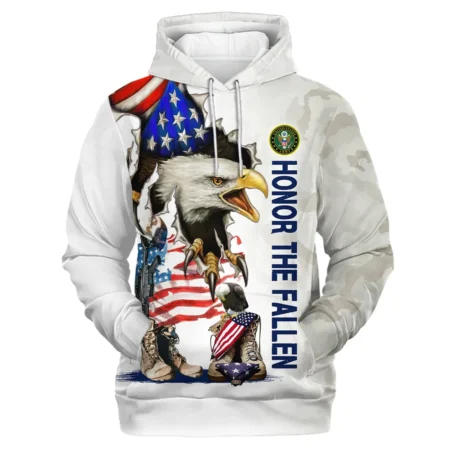 Veteran Remember Honor Respect U.S. Army Veterans All Over Prints Hoodie Shirt