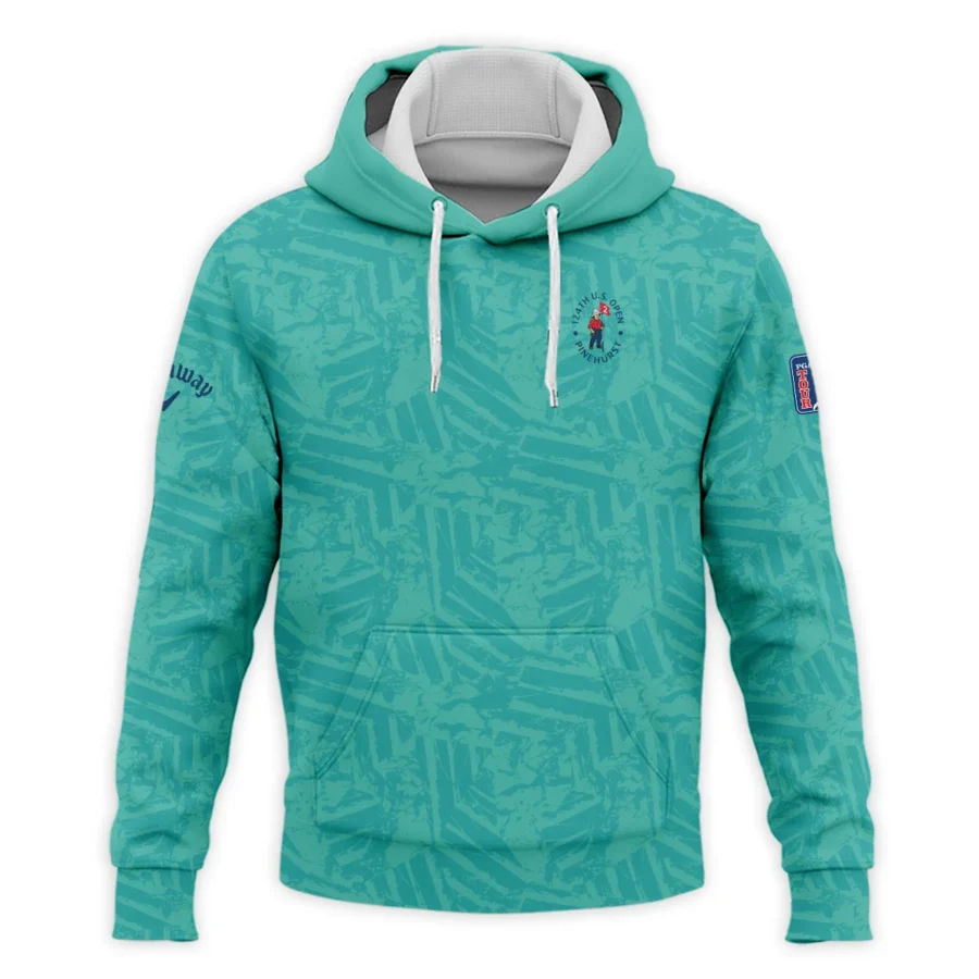 Moderate Cyan Abstract 124th U.S. Open Pinehurst Callaway Hoodie Shirt Style Classic