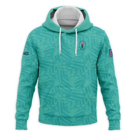 Moderate Cyan Abstract 124th U.S. Open Pinehurst Ping Hoodie Shirt Style Classic