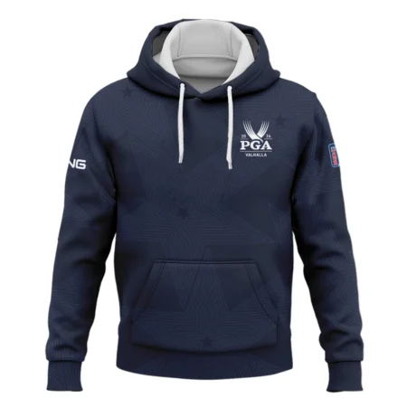 Golf Navy Color Star Pattern 2024 PGA Championship Valhalla Ping Hoodie Shirt Style Classic