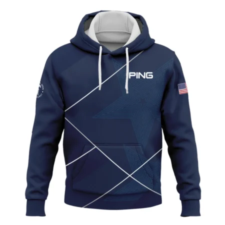 Golf Sport Pattern Blue Mix 124th U.S. Open Pinehurst Ping Hoodie Shirt Style Classic