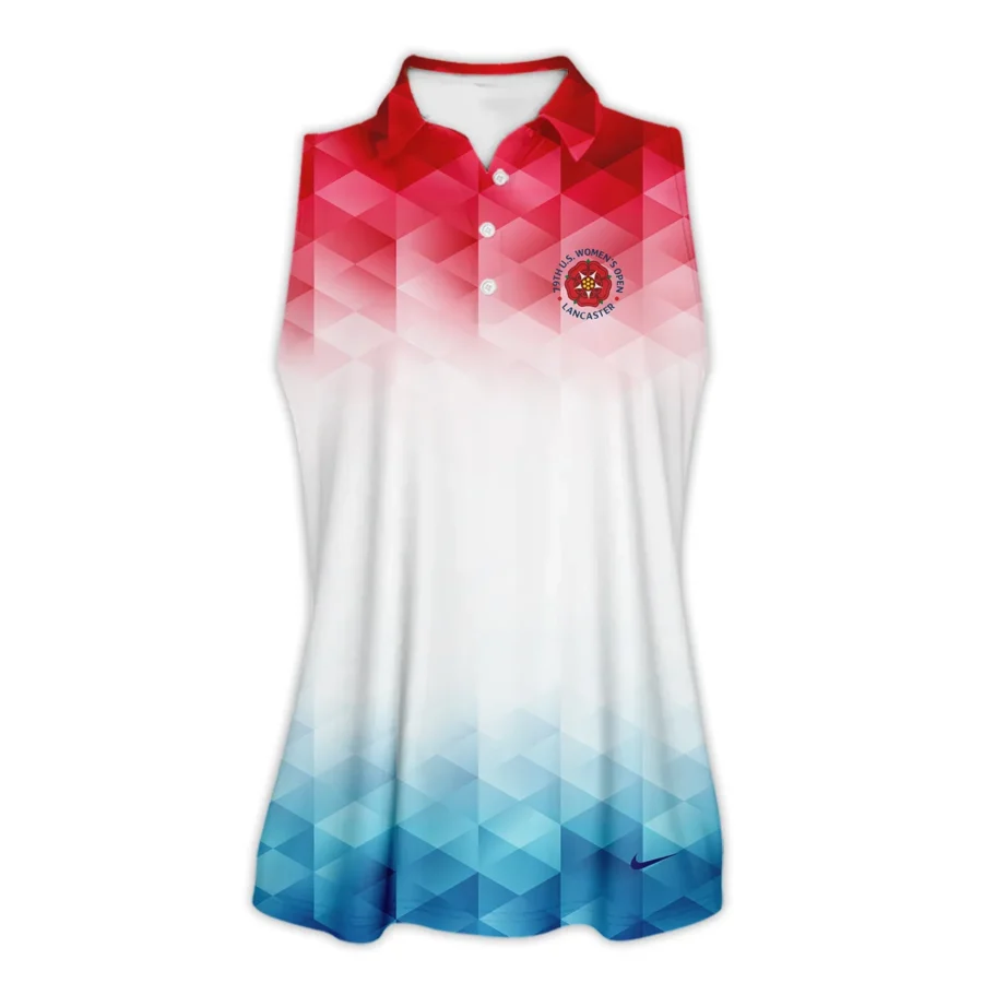 79th U.S. Women’s Open Lancaster Nike Blue Red Abstract Sleeveless Polo Shirt