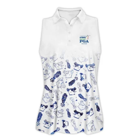 2024 KPMG Women's PGA Championship Golf Icon Abstract Callaway Sleeveless Polo Shirt