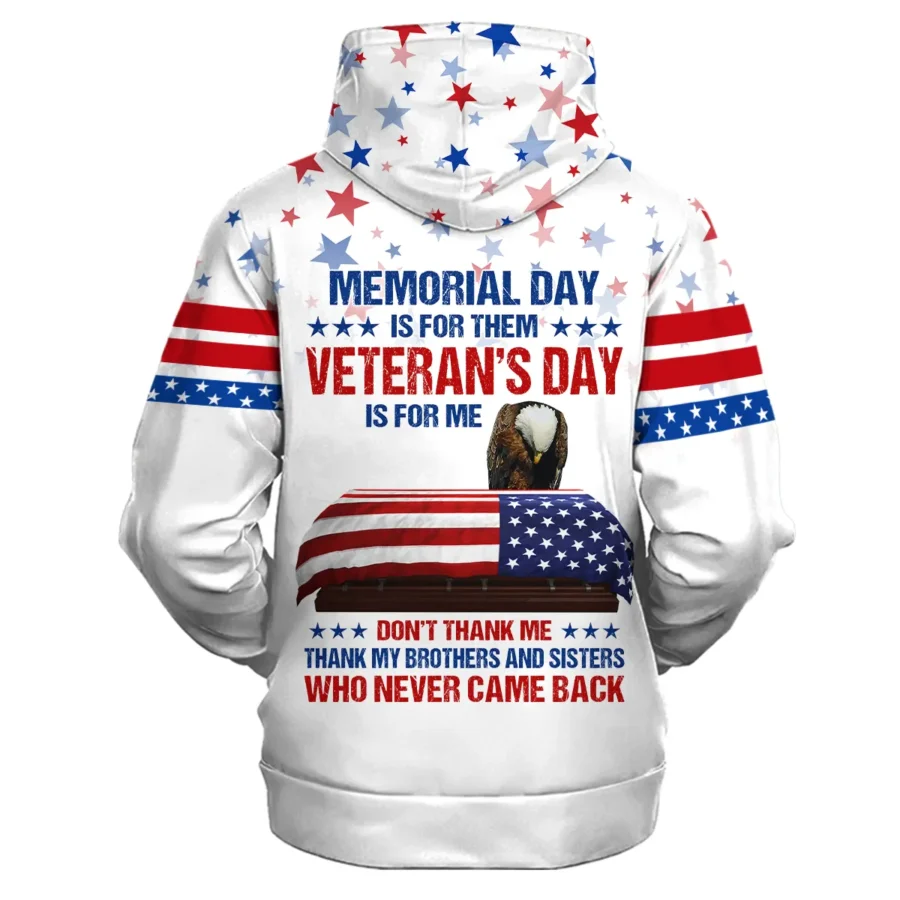 Veteran Memorial Day Remember Honor Respect U.S. Air Force Veterans All Over Prints Zipper Hoodie Shirt