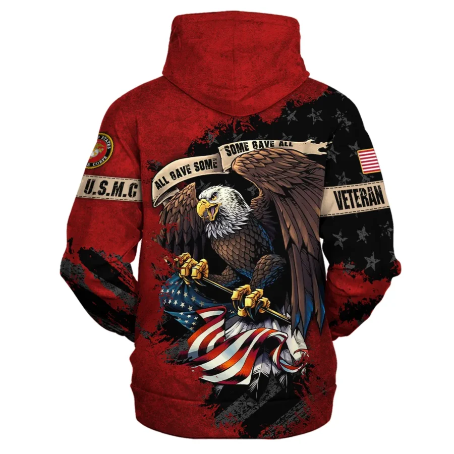 Veteran All Gave Some Some Gave All U.S. Marine Corps Veterans All Over Prints Hoodie Shirt