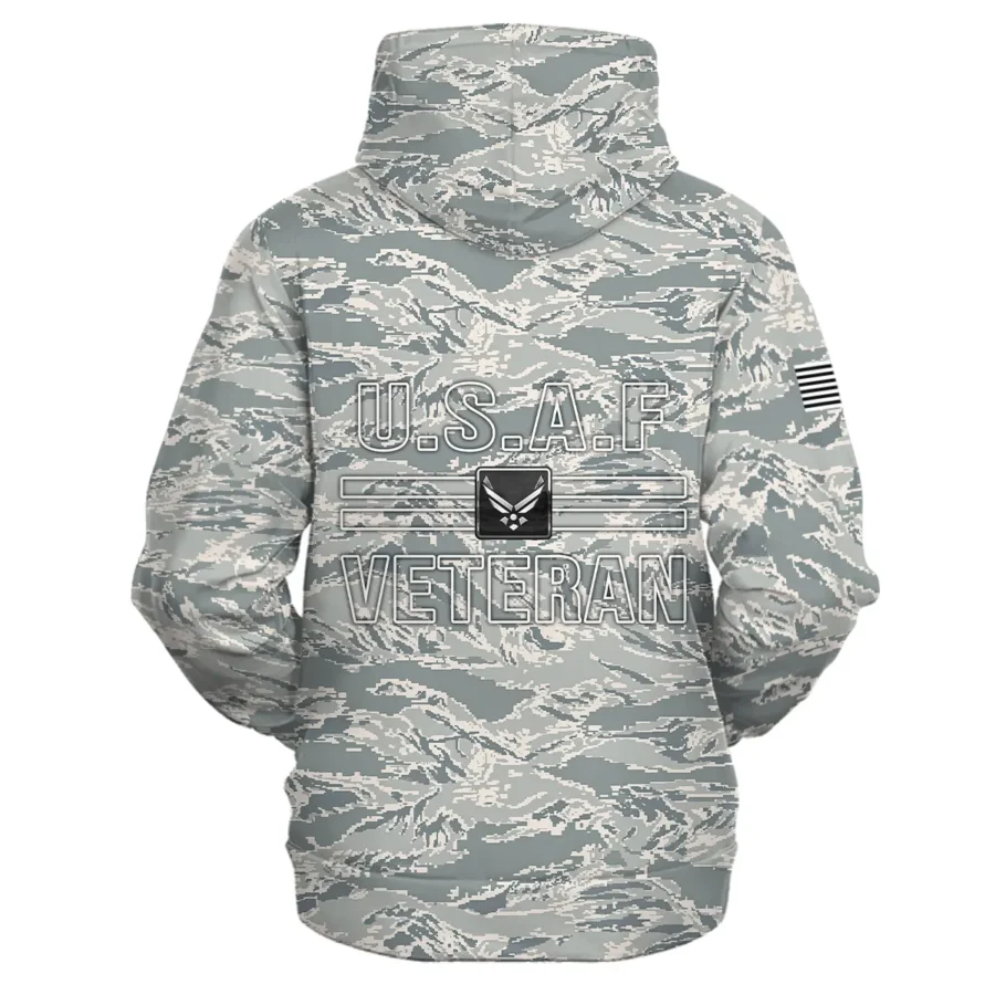 Veteran Proudly Served Duty Honor Country U.S. Air Force Veterans All Over Prints Hoodie Shirt