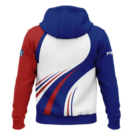 Ping 124th U.S. Open Pinehurst Golf Blue Red White Background Zipper Hoodie Shirt Style Classic Zipper Hoodie Shirt