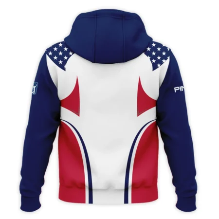 124th U.S. Open Pinehurst Ping Stars White Dark Blue Red Line Hoodie Shirt Style Classic Hoodie Shirt