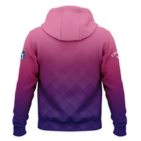 Callaway 124th U.S. Open Pinehurst Purple Pink Gradient Abstract Hoodie Shirt Style Classic