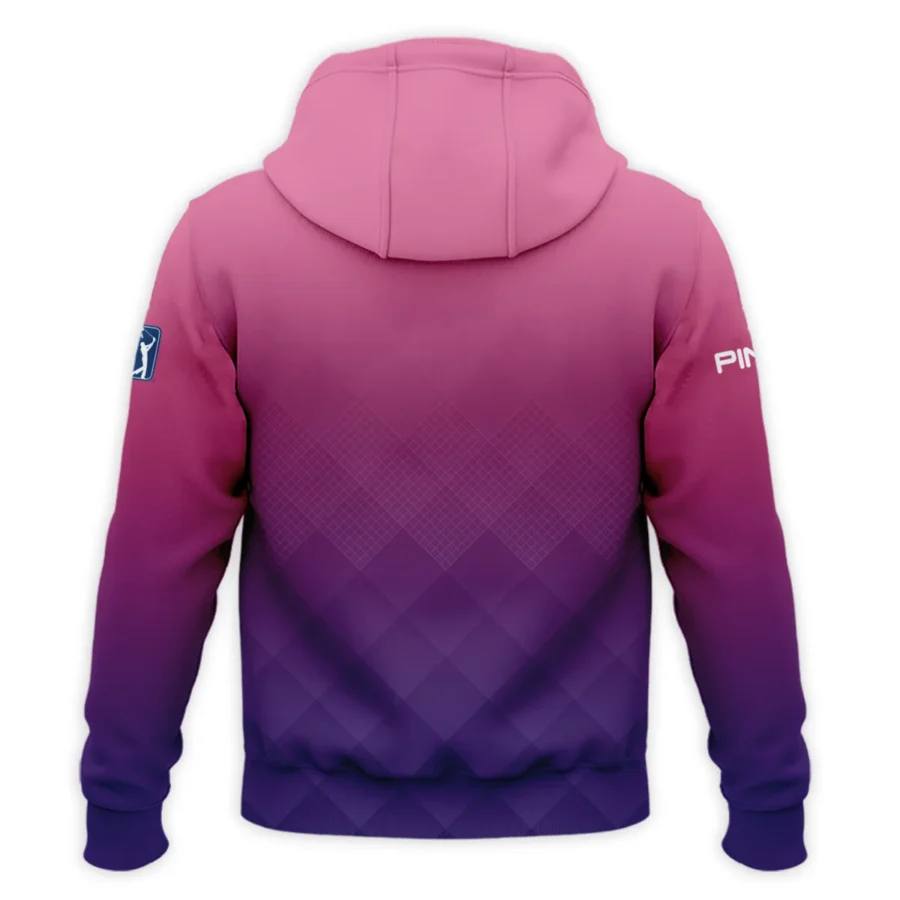 Ping 124th U.S. Open Pinehurst Purple Pink Gradient Abstract Hoodie Shirt Style Classic