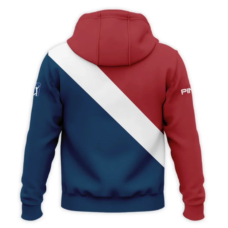 124th U.S. Open Pinehurst Ping Blue Red White Background Hoodie Shirt Style Classic