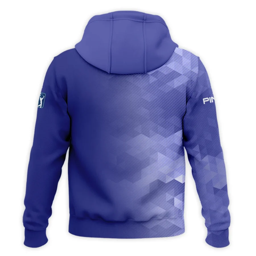 124th U.S. Open Pinehurst Ping Dark Moderate Blue Abstract Zipper Hoodie Shirt Style Classic