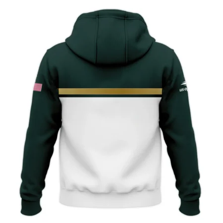 Nike US Open Tennis Champions Dark Green Yellow White Zipper Hoodie Shirt Style Classic Zipper Hoodie Shirt