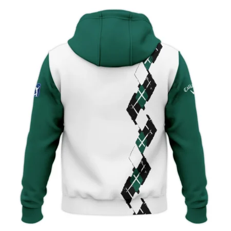 Golf Sport Pattern Green Mix Masters Tournament Callaway Zipper Hoodie Shirt Style Classic