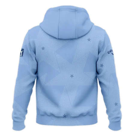 Golf Blue Color Star Pattern 2024 PGA Championship Valhalla Callaway Hoodie Shirt Style Classic