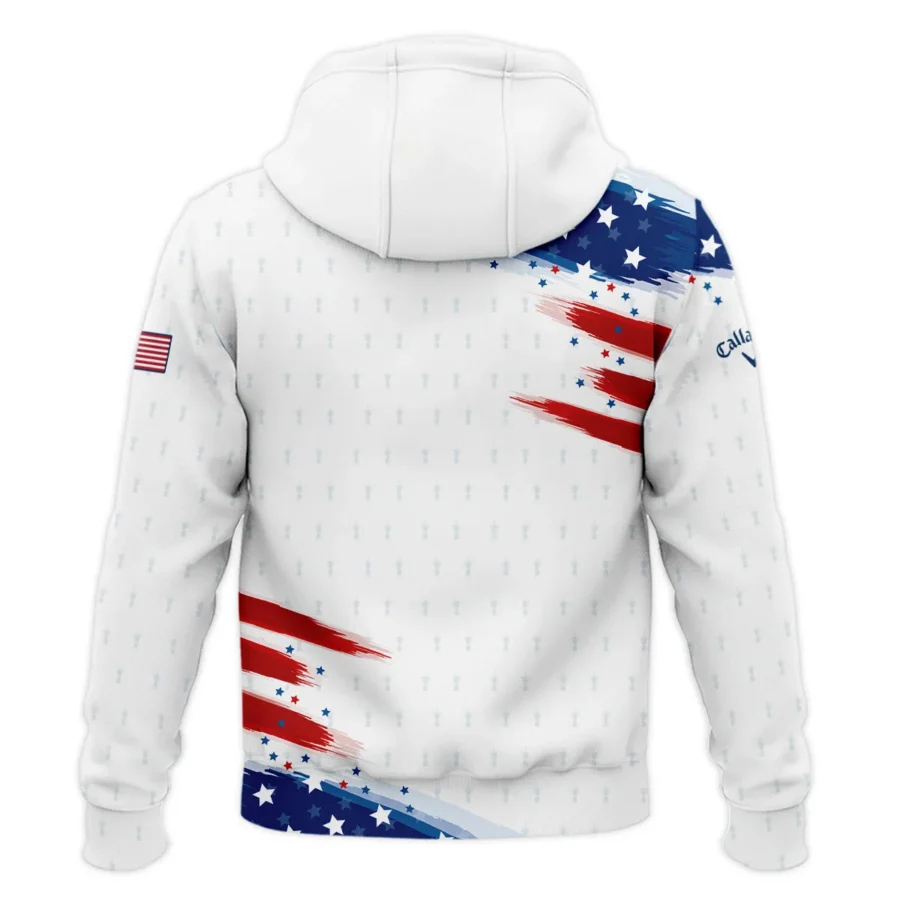 Golf Flag American Loves 124th U.S. Open Pinehurst Callaway Zipper Hoodie Shirt Style Classic