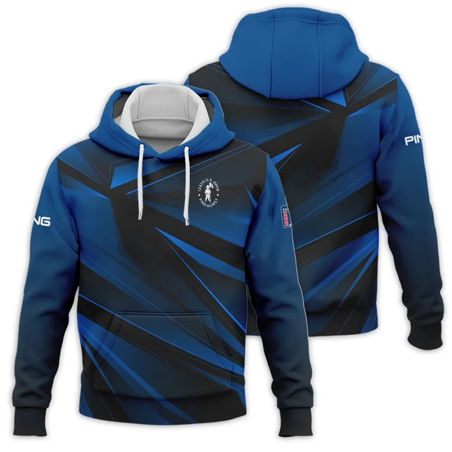 Ping 124th U.S. Open Pinehurst Dark Blue Gradient Sublimation Hoodie Shirt Style Classic