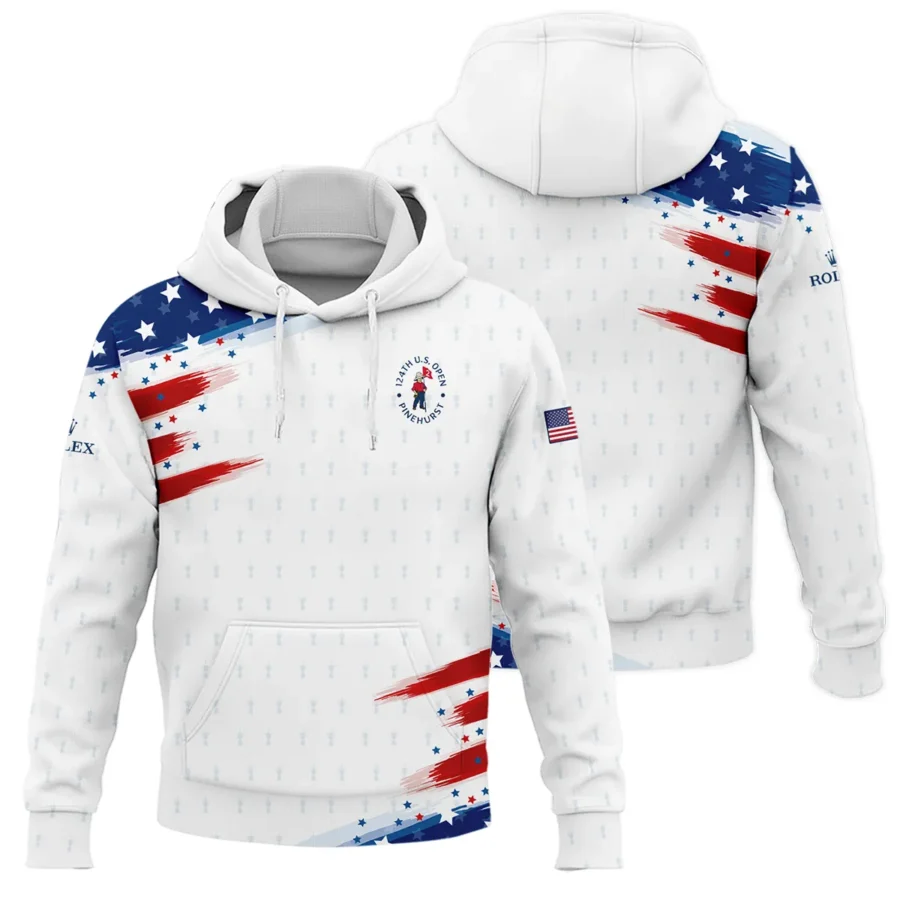 Golf Flag American Loves 124th U.S. Open Pinehurst Rolex Hoodie Shirt Style Classic