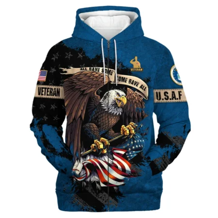 Veteran All Gave Some Some Gave All U.S. Air Force Veterans All Over Prints Zipper Hoodie Shirt