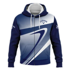 2024 PGA Championship Valhalla Dark Blue White Pattern Callaway Quarter-Zip Jacket Style Classic