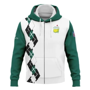 Golf Sport Pattern Green Mix Masters Tournament Rolex Quarter-Zip Jacket Style Classic