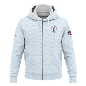 Golf Pattern Light Blue Cup 124th U.S. Open Pinehurst Rolex Quarter-Zip Jacket Style Classic