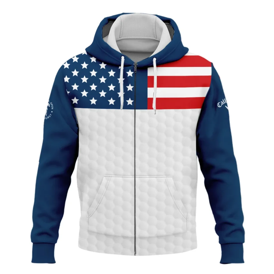 The Golfing Legend Golf 124th U.S. Open Pinehurst Callaway Zipper Hoodie Shirt Style Classic