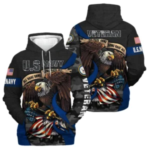 All Gave Some Some Gave All Veteran Eagle Flag U.S. Navy Veterans All Over Prints Hoodie Shirt