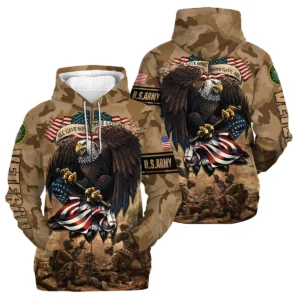 Veteran Camo Eagle All Gave Some Some Gave All U.S. Army Veterans All Over Prints Hoodie Shirt