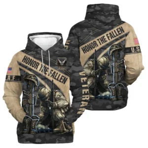 Veteran Camo Honor The Fallen U.S. Air Force Veterans All Over Prints Hoodie Shirt