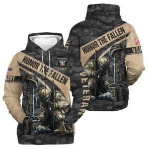 Veteran Camo Honor The Fallen U.S. Navy Veterans All Over Prints Hoodie Shirt